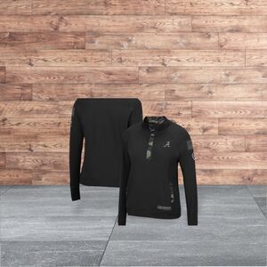 WOMENS ALABAMA CRIMSON TIDE MILITARY APPRECIATION QUARTER SNAP JACKET XL